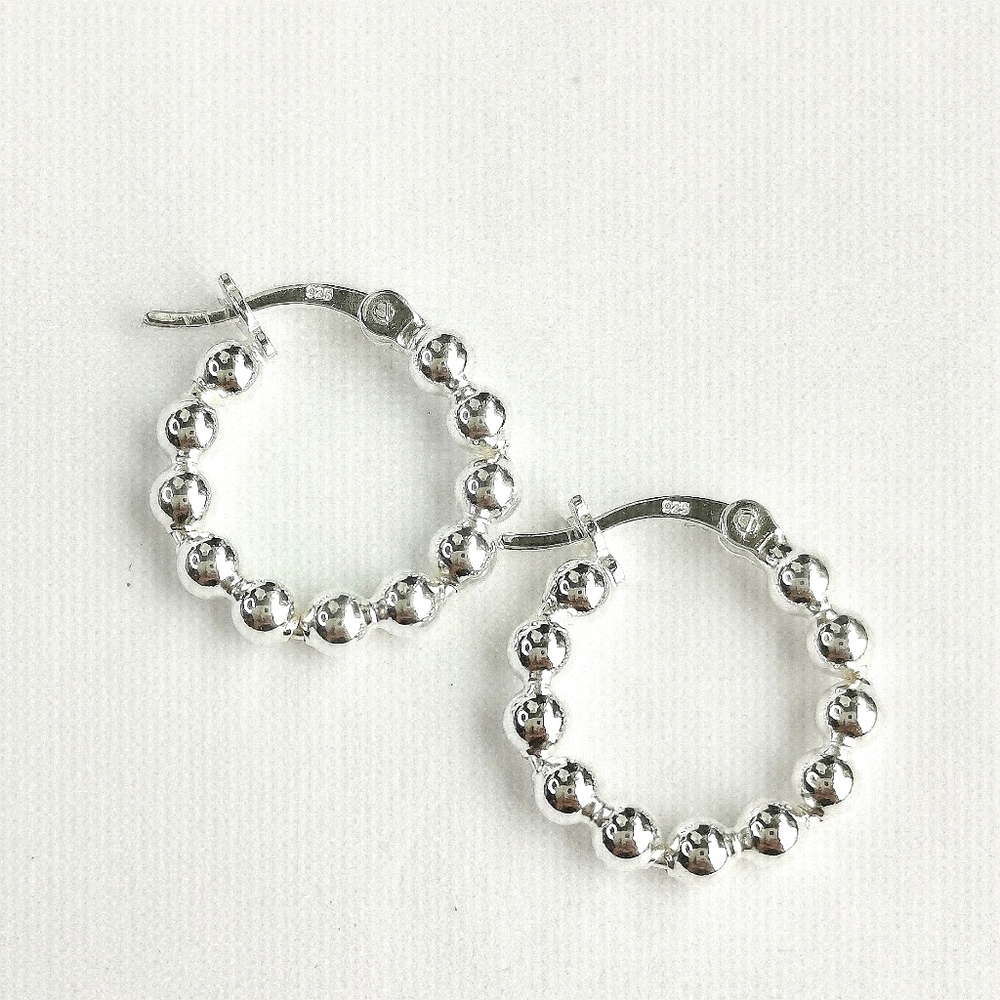 Sterling Silver Hoop Earrings 🆕
